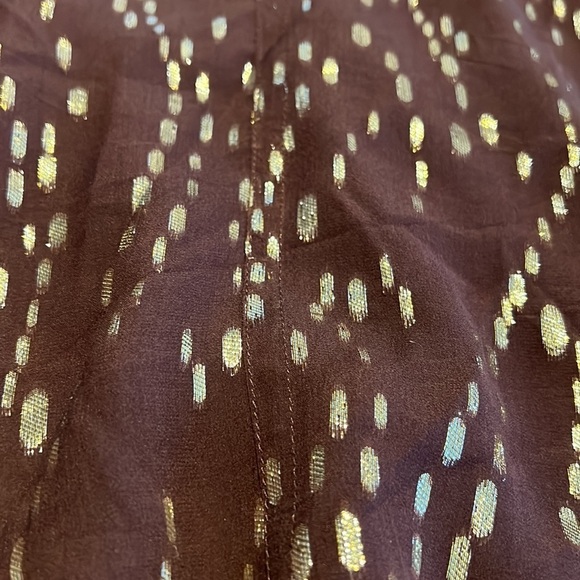 ANTHROPOLOGY ADDISON STORY sz P SILK CROPPED, BOXY, PARTY, GLITZ, LUXURIOUS - Picture 9 of 10